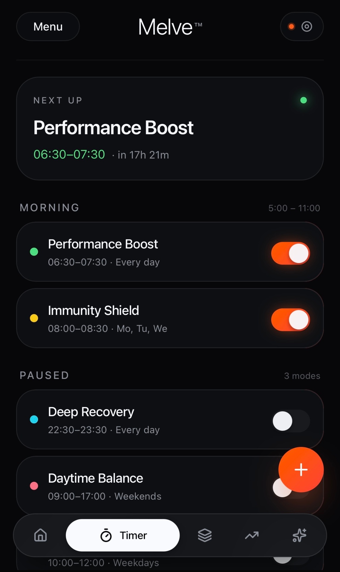Timer — schedule your release